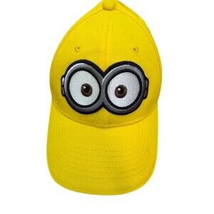 Minions Despicable Me Baseball Cap Boys Yellow Embroidered Goggles